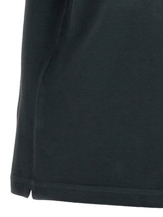 Gray Cotton Polo Shirt