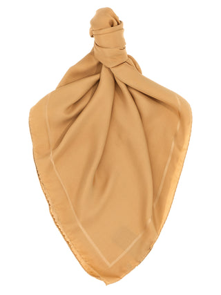 Beige Silk Foulard