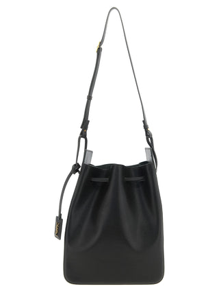 Bicolor Calfskin Crossbody Bag