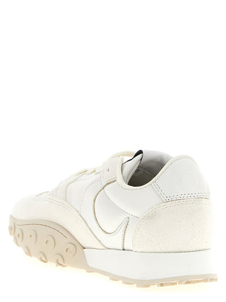White Calfskin Athletic Sneakers