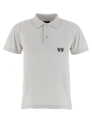 Gray Cotton Polo Shirt