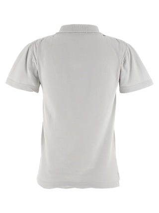 Gray Cotton Polo Shirt