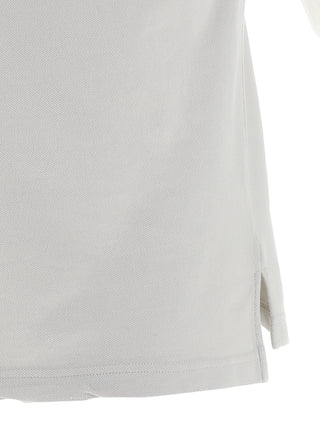 Gray Cotton Polo Shirt