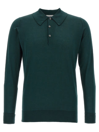 Bicolor Cotton Polo Shirt