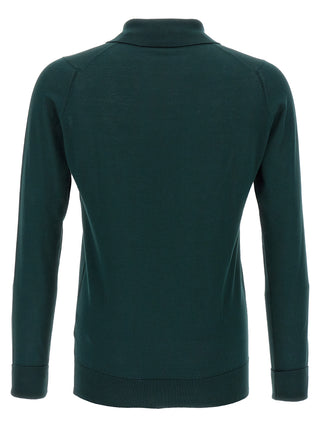 Bicolor Cotton Polo Shirt