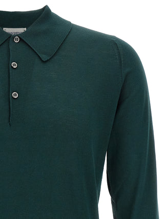 Bicolor Cotton Polo Shirt