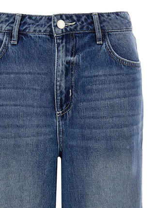 Blue Cotton Jeans Denim