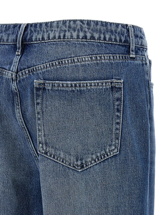 Blue Cotton Jeans Denim