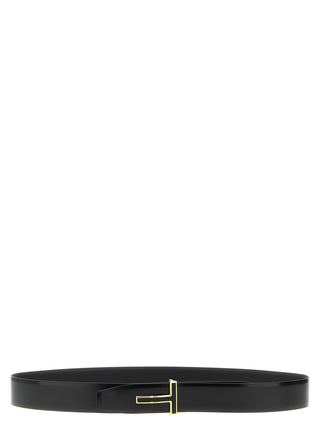 Black Calfskin Regular Belt