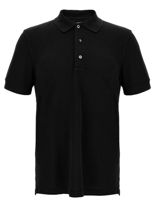 Black Lyocell Polo Shirt