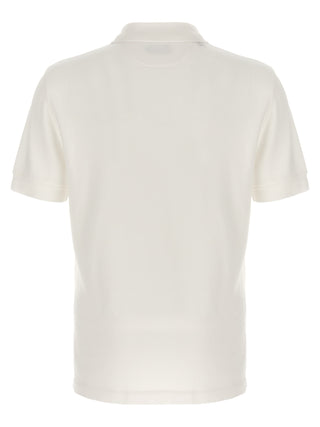 White Lyocell Polo Shirt
