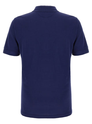 Blue Lyocell Polo Shirt