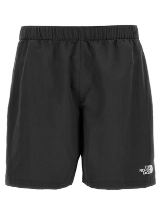 Bicolor Nylon Bermuda Shorts