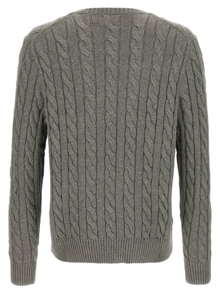 Gray Cotton Cardigan