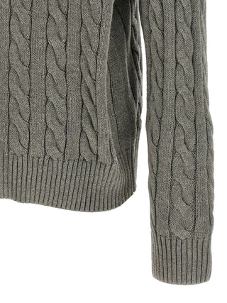 Gray Cotton Cardigan