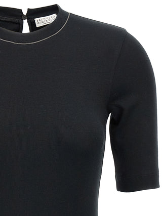 Black Cotton T-Shirt