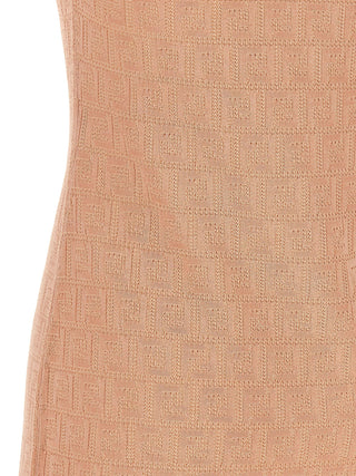 Multicolor Cotton Short Dress