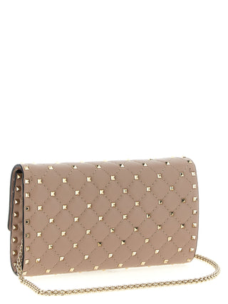 Multicolor Lamb Leather Shoulder Bag