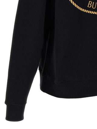 Black Cotton Sweatshirt