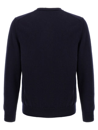 Blue Virgin Wool Cardigan