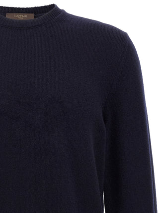 Blue Virgin Wool Cardigan