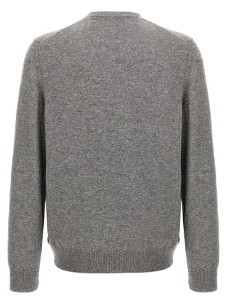 Gray Virgin Wool Cardigan