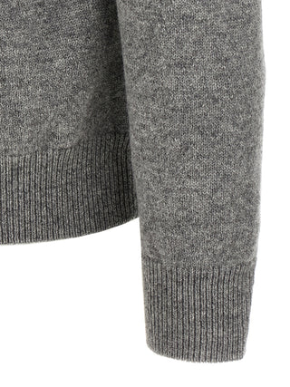 Gray Virgin Wool Cardigan