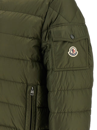 Bicolor Polyamide Full-Length Jacket