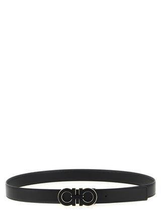 Black Calfskin Regular Belt