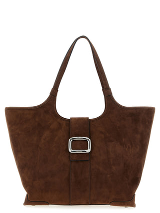 Brown Goatskin Tote Bag