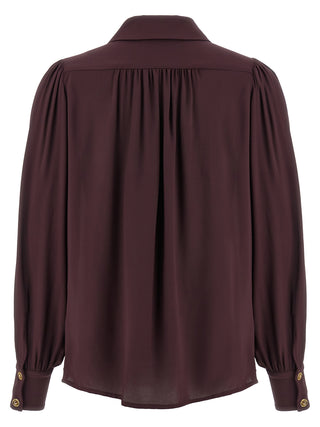 Purple Viscose Blouse