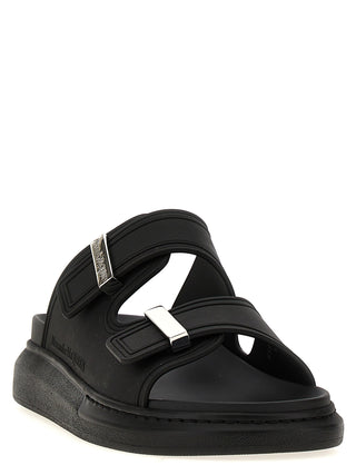 Black Rubber Slides