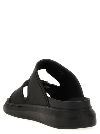 Black Rubber Slides