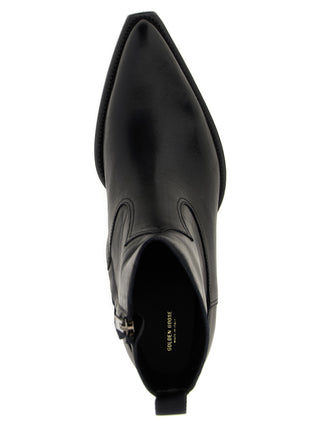 Black Cowhide Chelsea Boots