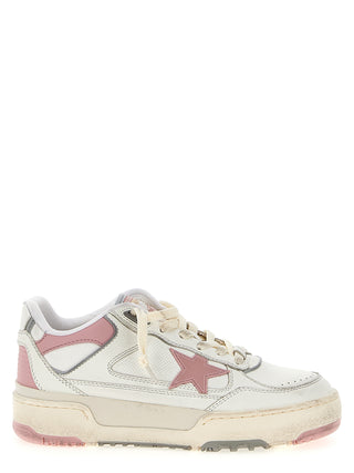 Multicolor Leather Athletic Sneakers