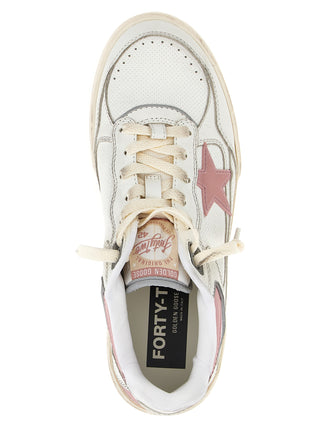 Multicolor Leather Athletic Sneakers