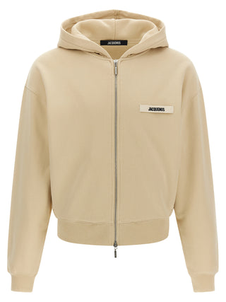 Beige Cotton Sweatshirt