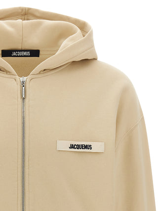 Beige Cotton Sweatshirt