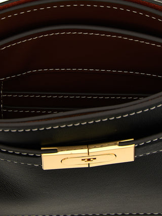 Black Cowhide Handbag
