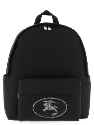 Black Polyester Backpack