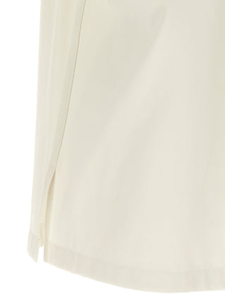 Blusa beige de algodón