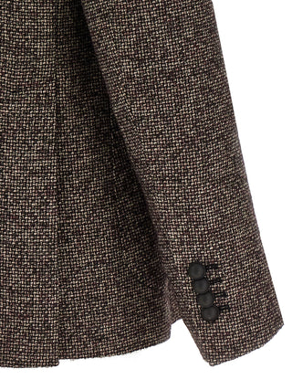 Brown Virgin Wool Blazer