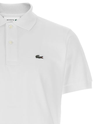 White Cotton Polo Shirt