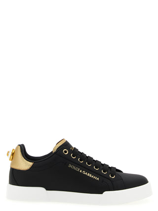 Black Calfskin Sneakers