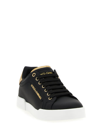 Black Calfskin Sneakers
