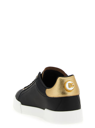 Black Calfskin Sneakers