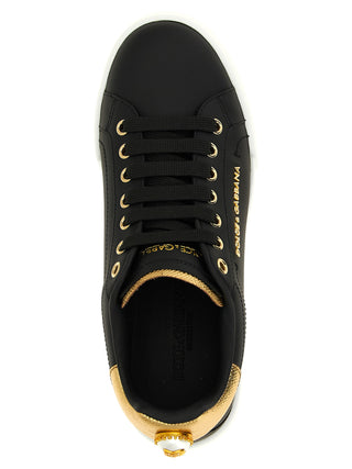 Black Calfskin Sneakers