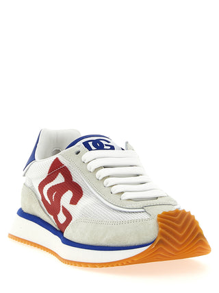 Multicolor Polyester Athletic Sneakers