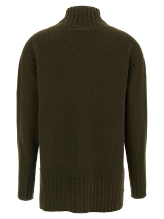 Bicolor Cashmere Cardigan