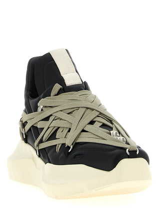 Black Calfskin Athletic Sneakers